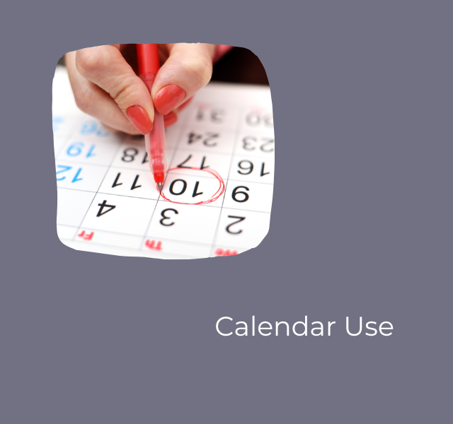 What does “use your calendar” mean? » florandorder